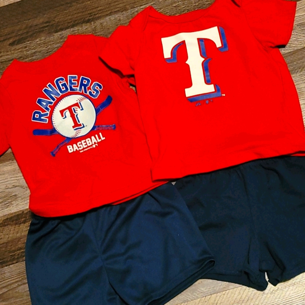 Texas Rangers 18mo outfits